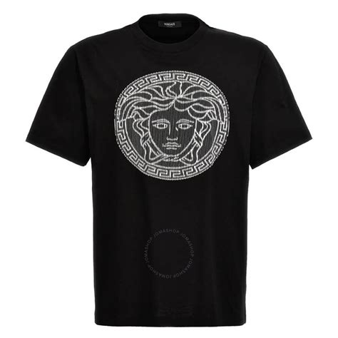 versace embellished medusa t shirt
